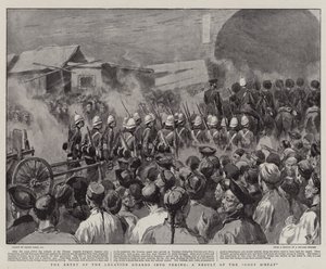 Vstup legačních stráží do Pekingu, výsledek státního převratu od Frank Dadd